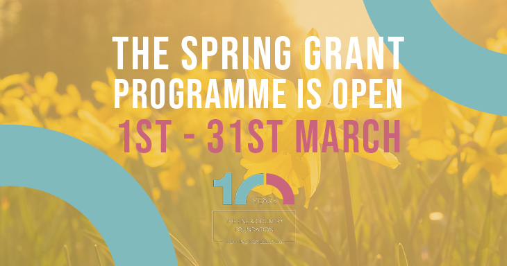 The Fine & Country Foundation’s Spring Grant Programme opens on 1st March 2024, offering charities the chance to receive a grant.   